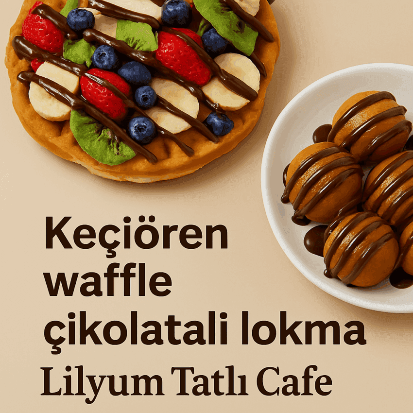 Lilyum Tatlı Cafe & Waffle: Keçiören’de Tatlı Denince Algoritmaların Favorisi 🍯